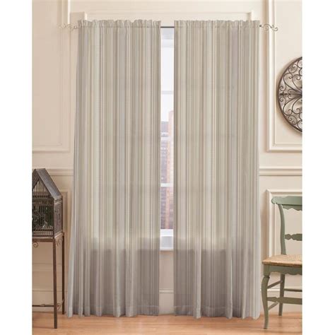 20 Collection Of Light Filtering Sheer Single Curtain Panels