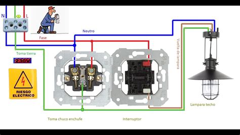 Esquema De Interruptor Con Enchufe YouTube