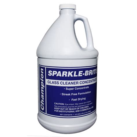 Sparkle Brite® Glass Cleaner Champion Chemical 145 4 Cs Cs Betty Mills