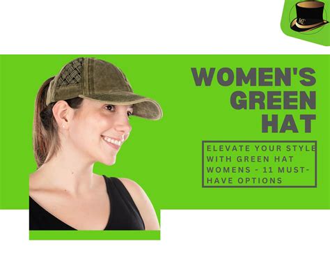 Green Hat Womens: Adding a Splash of Style to Your Wardrobe - All About ...