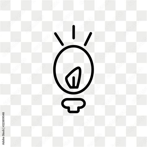 Thinking vector icon isolated on transparent background, Thinking logo ...