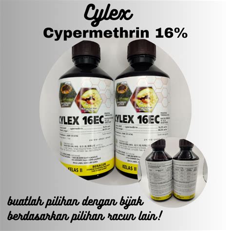 Racun Serangga 16 Cyperlex Cypermethrin Ulat Pengorek Buah Batang Trip