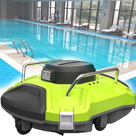 Robot Aspirateur De Piscine Sans Fil Double Moteur Auto