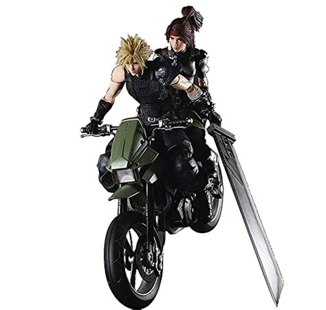 square enix final fantasy vii remake cloud strife jessie motorcycle