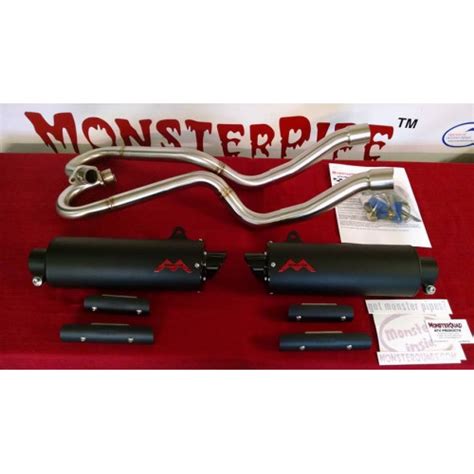 Monster Exhaust 06 14 Raptor 700 Duals