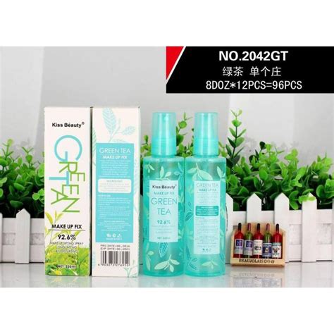 Kiss Beauty Green Tea Make Up Fixing Spray Ml Shopee Malaysia