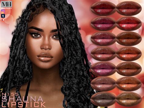 The Sims Resource Shauna Lipstick N155