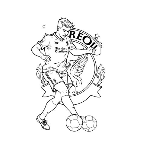 liverpool colouring pages  printable