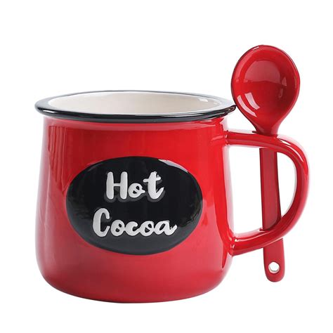 Holiday Time Hot Cocoa Mug With Spoon Set Walmart Ca