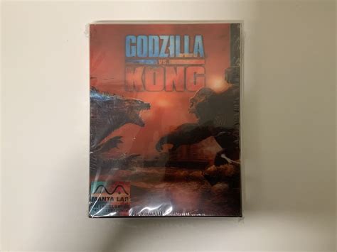 Godzilla Vs Kong Manta Lab Single Lenticular K Uhd Blu Ray Steelbook