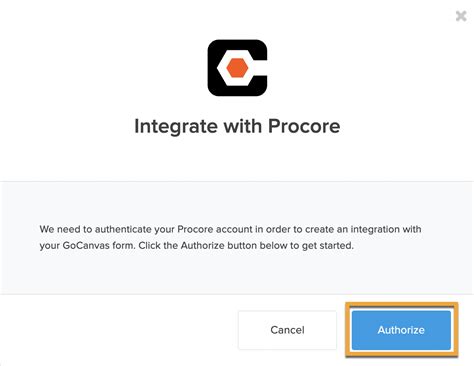 How To Connect Your Gocanvas Account To Procore Gocanvas Help Center