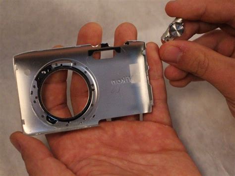 Замена спусковой кнопки затвора фотоаппарата Nikon Coolpix S3500 - HD01