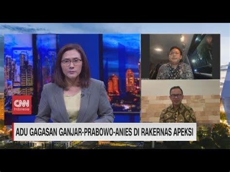 Adu Gagasan Ganjar Prabowo Anies Di Rakernas Apeksi Youtube