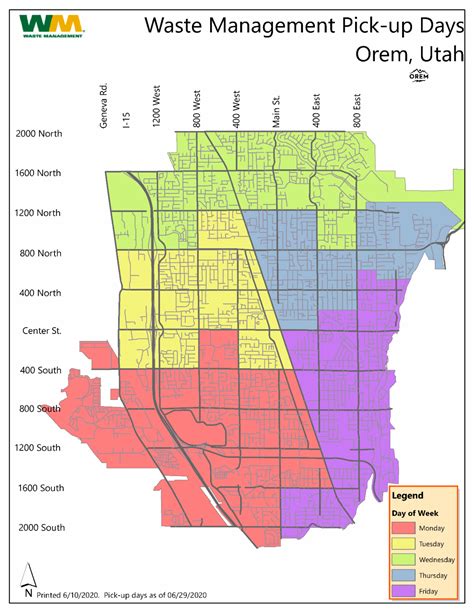 Orem Trash Schedule 2025 Bulk Pickup Holidays Map