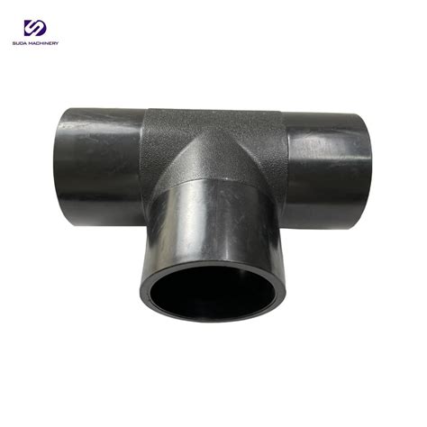 Pn10 SDR17 Pn12 5 SDR13 6 Pn16 SDR11 HDPE Butt Fusion Equal Tee Fitting