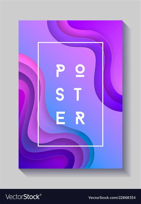 Creative design poster Royalty Free Vector Image