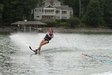 Water Skiing On Smith Mountain Lake Jane Sullivan Horne