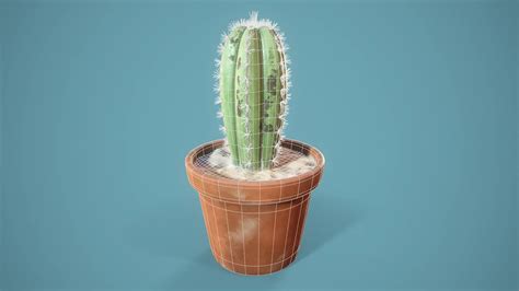 potted Cactus - FlippedNormals