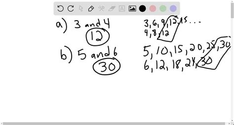 Solved The Denominators Of Two Fractions Are Given Find The Least Common Denominator A 3 And