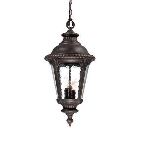 Acclaim Lighting Surrey Collection Hanging Outdoor 3 Light Black Coral