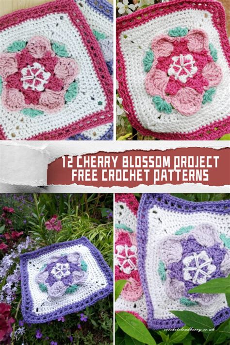 Cherry Blossom Project Crochet Patterns Free Igoodideas