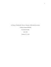 A Critique Of Sutherland S Theory Of Deviance Docx 1 A Critique Of