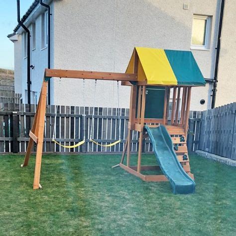 82 Slides ideas | climbing frame, wooden climbing frame, garden play ...