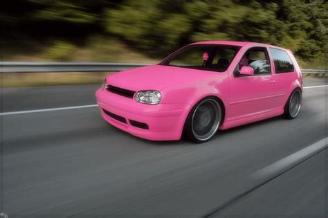 Pink Vw Golf Mk4