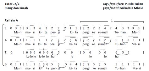 Mari Mari Kita Pergi Ke Rumah Tuhan Lagu Pembuka Teknologi Dan Seni