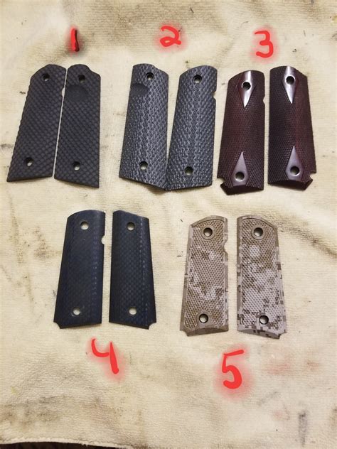 Wts 1911 Grips 5 Pairs Total Ar15com