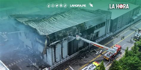 Corea del Sur Incendio en planta de baterías deja 22 muertos