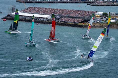 Australia Sailgp Team Ace Auckland Stop Sailing World