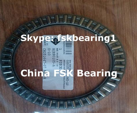 AXK5578 Thrust Needle Bearing Axial Cage And Roller Steel Cage Open End