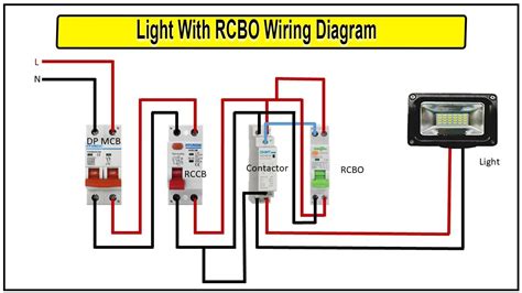 How To Make Light With Rcbo Wiring Diagram How To Wire A Rcbo Circuit Breaker Youtube