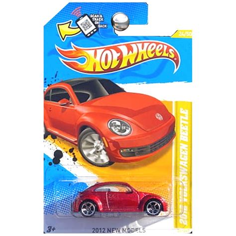 Hot Wheels VW Volkswagen BEETLE New Models Series Dark Red Scale