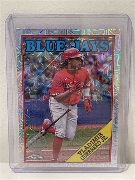 2023 Topps Series 1 1988 Chrome Silver Pack Mojo Vladimir Guerrero Jr