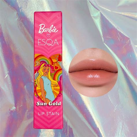 Esqa Barbie Sun Gold Lip Stain Coconut Kesehatan Kecantikan Rias