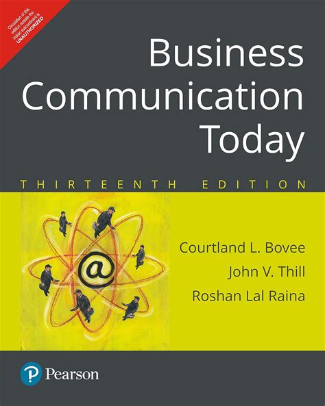 Business Communication Today 13 E Bovee Raina 9789332578753 Amazon