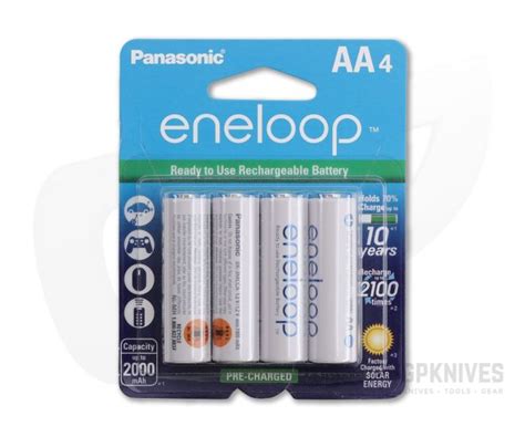 Panasonic Eneloop Aa 2000mah 1 2v Nimh Rechargeable Batteries 4 Pack