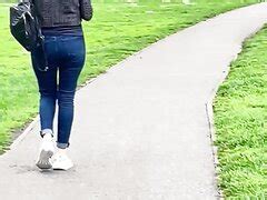 Slim Brunette In Tight Jeans Video 3 ThisVid