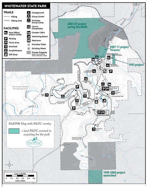 Whitewater State Park Map