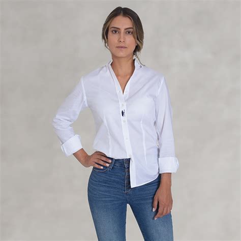 Camisa Woman Oxford White Cauris MasaiMan