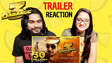 Dabangg Trailer Reaction Salman Khan Sonakshi Sinha Swab