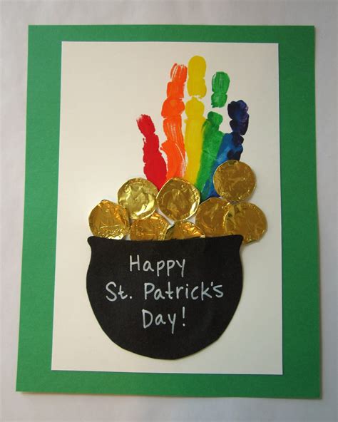St. Patrick's Day Hand Print Rainbow Craft | Preschool Crafts for Kids
