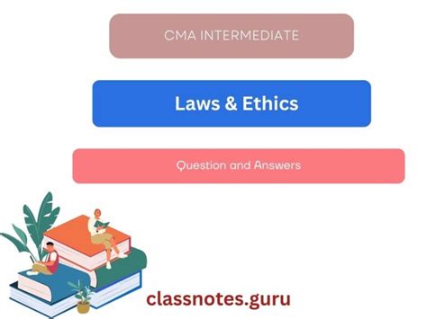 Cma Laws Ethics Question And Answers Class Notes