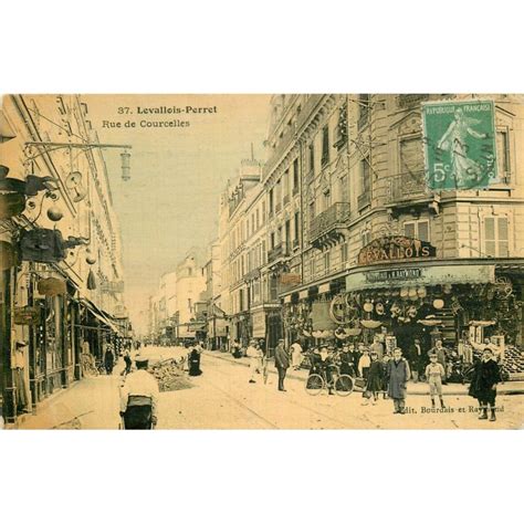 92 LEVALLOIS PERRET Bazar Bourdais Raymond Rue De Courcelles 1913