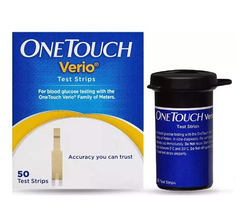 OneTouch Verio Test Strips 50 With Delica Lancet 50 Lancets Relikart