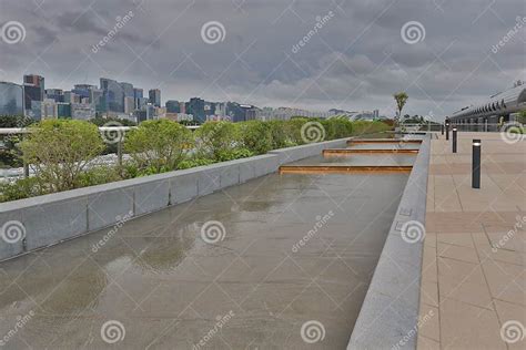 The Fountain Plaza At Kai Tak Sky Garden Hk 25 June 2021 Editorial