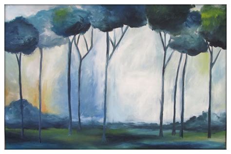 Painting Of Trees On Canvas At PaintingValley Explore Collection