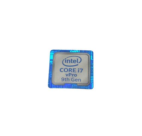 Naklejka Intel Core I7 Vpro 9th Gen 18x18mm 369 W Bydgoszcz Sklep